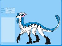 hoshi feral by ravark - dragon, female, arctic