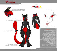 Character Sheet: "It" Esk&auml;voi by BlizzardWolf - male, mewtwo