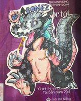 Colored keychain by VoNN3s - male, hedgehog, <3, crocodile