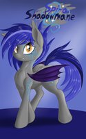 (OC) Spira Shadowmane by Navanastra - female, hybrid, horse, equine, mare, pony, oc, mlp, original character, fan character, fim, mylittlepony, friendshipismagic, bat pony, thestral