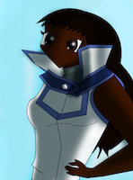 Pattie in Yugioh GX  by SnowyJeleciaHusky - female, human, persona, yugioh, pattie quilter