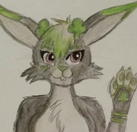 Yogurt Ref Sheet by KeyLimeYogurt - breasts, female, reference sheet, paws, mohawk, chubby, character sheet, horns, solo, ref sheet, jackalope, reference, feetpaws, handpaws