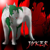 Joker by TheFunkyMutt - male, lion, joker, role play