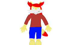 Tia by xxDeeStrikexx - female, pokemon, tough, demigod, fennekin, rough girl