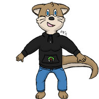 Lorelei Clothing Reference by RaegalTBoggart - female, otter, reference