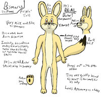 Bismarck the Fennec by RaegalTBoggart - fox, male, fennec, reference
