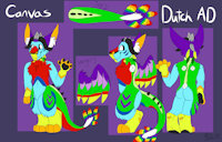 Canvas Dutch Angel Dragon Updated Ref 2016 by Zinners - dragon, cute, female, chibi, no, sheet, ref, angel, dutch, gender, updated, stone studios, dutchie