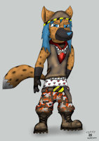Dirty Hyox by Tokky - fox, male, jeans, hyena, dirty, boots, filthy, camouflage, camo, sagging, foxena, hyox, tattered, sag, sagger, camo pants, sagging pants