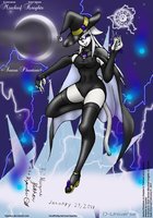 Ready +Sarina Phantom+ by Kyanbu - female, vampire, mage, mischief, witch, busty, dash, phantom, sage, knights, catgirls, ani-human, phantomcat, d-resonate, revise, kyanbu, sarina