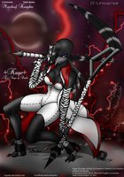 Ready +Kage+ by Kyanbu - female, raven, avian, dark, mischief, witch, busty, dash, sage, saga, knights, ani-human, d-resonate, revise