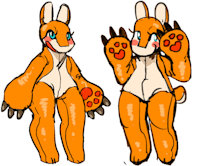 mimosa! by hospice - dragon, female, rabbit, pool toy, inflatable