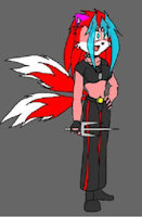 kamila by abuelito - fox, cat, feline, female, hybrid, canine, oc, cat/fox, kamila, abuelito