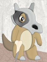 Lazarus the Cubone by Harleking - sword, male, pokemon, bone, cubone, knight
