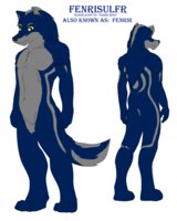 Fenrir Reference by Fenrisulfr - wolf, male, reference, fenrir