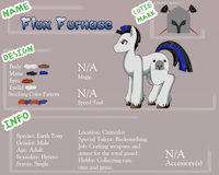 Flux Furnace Reference by WetFox - male, reference sheet, oc, mlp:fim, earth pony