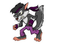 Hotaru a fighter vampire wolf by ZenDragonWolf12 - male