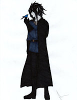 Mephistopheles Tenebris by cosmicsproutcake - male, demon, non-anthro, original character, humanoid, male solo