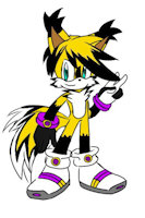 Nicolas Prower by MasterMochiKun - fox, male, tails, lynx, miles prower, nicole, mobian, nicole the lynx, miles tails prower, tails the fox, nicole lynx, miles &quot;tails&quot; prower