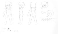 A.L.K. clean nude reference sheet (Sonic Style)&nbsp;&nbsp;by achthenuts - female, reference sheet, hedgehog, sonic, a.l.k.