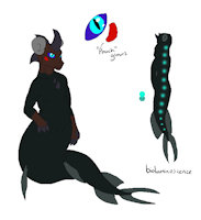 Vaar ref by StationarySpoon - male, ref, oc, merman, dragonfish, obese dragonfish, vaar