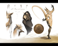 Riga of Orweygg by Raysh - anthro, creature, sun, design, character, characters, concept, lore, concepts, yaraga, wretchedsun, wretched
