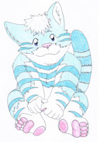 Noah el gato azul :3 by Noahcat - babyfur, cub, cat, feline, kitty, male, blue, pinck