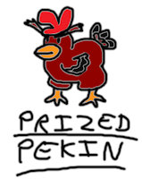 Prized Pekin - MEGA Craft - Monster by FloppyPony - red, female, male, bird, black, digital, avian, art, color, black and white, coloured, colored, colour, angry, chicken, concept, strong, aggressive, concept art, artwork, no color, digital drawing, digitaldrawing, digitalartwork, digital artwork