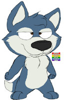 Fat Black by FoxyKitsuneFox - wolf, man, toon, cartoon, rainbow, anime, black, toony, animals, furry, character, furries, fursona, cartoony, animal, characters, baron, manga, toons, fandom, cartoons, pat, fursonas, caple, tremayne, barontremaynecaple, baroncaple, rainbowman