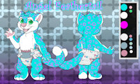 Referance Sheet (diapered) by AngelPup - babyfur, cub, male, diapers, leopard