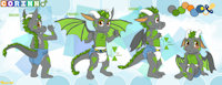 Corinn Reference  by ParadoxDragon - dragon, babyfur, diaper, male, corinn, paradoxdragon