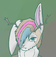 Abigayle Adrianna Sophia Élise von Frost by JustAMinorGodComplex - female, safe, jackalope, female/solo, female solo, safe for work, femalesolo