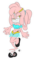 Aphrodite by SinnerTee - female, sonic fc, rabbit/bunny