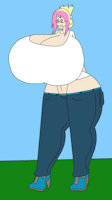 Megan Macfield by TheAmariaShadow - dragon, female, male, hybrid, genderless, goddess, shemale, wide hips, shapeshifter, cuntboi, original character, humanoid, hyper breasts, huge ass