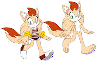 [Com] Fenné Fennec by MileyMouse - girl, female, fennec, fennec fox, reference, fenné fennec