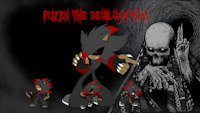 Fuzen The DevilVamphog by ZenDragonWolf12 - male, devil, evil, sonic fan characters, sonic team, sonic fanon characters, sonic oc, devilvamphog