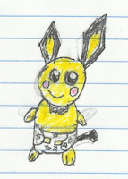 lili the pichu by cremep0pz - female, pokemon, diapers, pichu