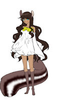 Minnie Young by Chocokittehtear - cute, female, squirrel, hybrid, furry, cuteness, cutie, chinchilla, half breed, female/solo, furryart, cute girl, cute art