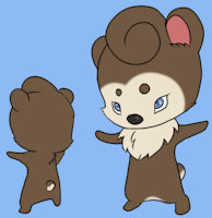 chibi morty by MortimerTodd - female, bear, reference sheet, chibi, ref, reference, referencesheet, specticaledbear, specticalbear