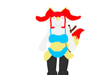 Moira by xxDeeStrikexx - female, irish, fiesty, braixen