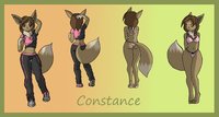 Constance Ref Sheet by ryanwolf - nude, female, character sheet, eevee