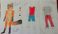 Phabrício a Raposa ref. by PhabricioAraposa - fox, male, referance, sketchpage