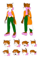 Reference Sheet - Kira Aryil by Backlash - fox, female