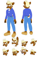 Reference Sheet - Jesse Cole by Backlash - male, deer