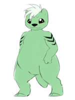 Hobby the alien (doodle) by shifteranima - male, alien