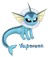 Vaporeon by ReiFelinus