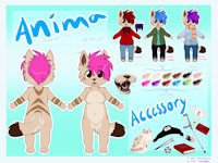 Anima feline ref winter by shifteranima - cat, feline, female, maine coon, chibi, ref, winter, ragdoll, anima, ragdoll mainecoon mix