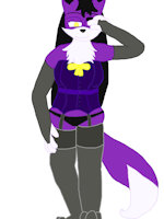 Lily by lolazer - fox, female, character sheet, anthro