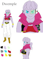 Dwemple Ref by Itachislilgirl - female, majin, dragonball, dragon ball, xenoverse
