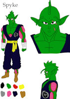 Spyke Ref Sheet by Itachislilgirl - male, dragonball, dragon ball, namekian, xenoverse