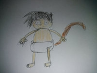 Zip the Saiyan by Prentis65 - diaper, male, dragon ball, saiyan